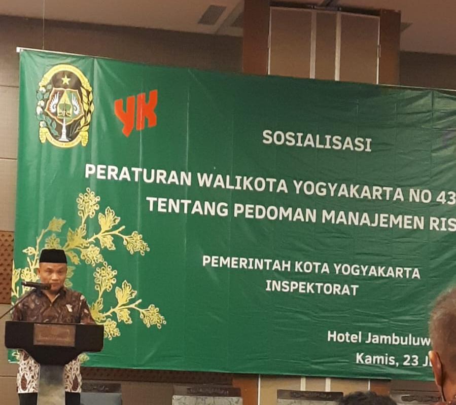 Untuk Upaya Pengendalian Internal, Disdukcapil Kota Yogyakarta Mengikuti Sosialisasi Manajemen Risiko