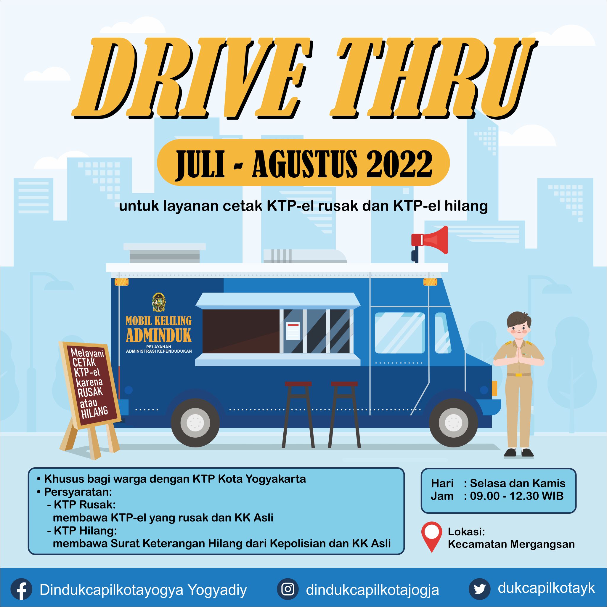 Drive Thru KTP El Bulan Juli - Agustus 2022