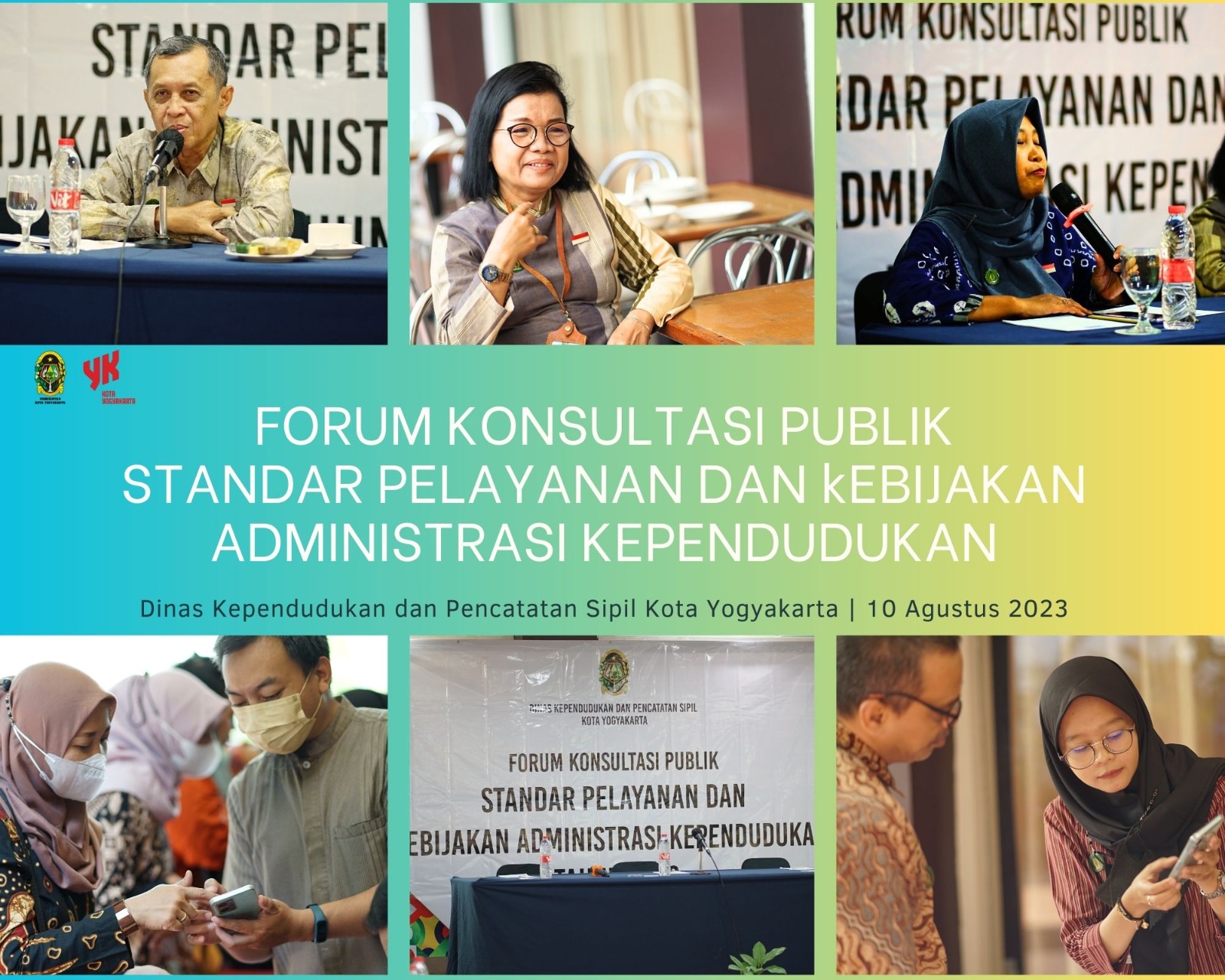 Gelar Forum Konsultasi Publik, Komitmen Disdukcapil Kota Yogyakarta dalam memberikan Jaminan dan Kepastian Penyelenggaraan Pelayanan