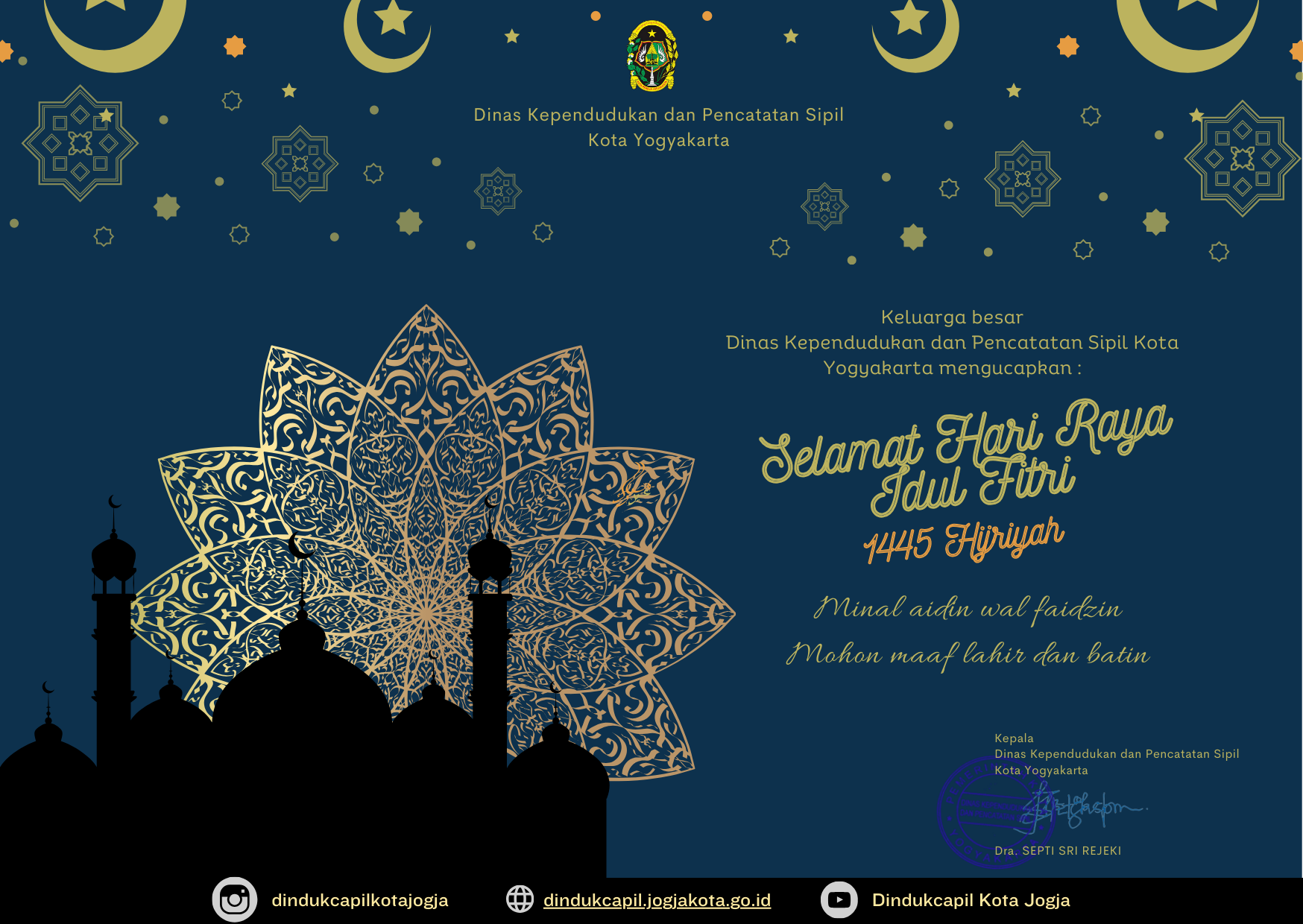 Selamat Hari Raya Idul Fitri 1 Syawal 1445 H